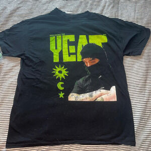 Yeat North America Tour Black Tee